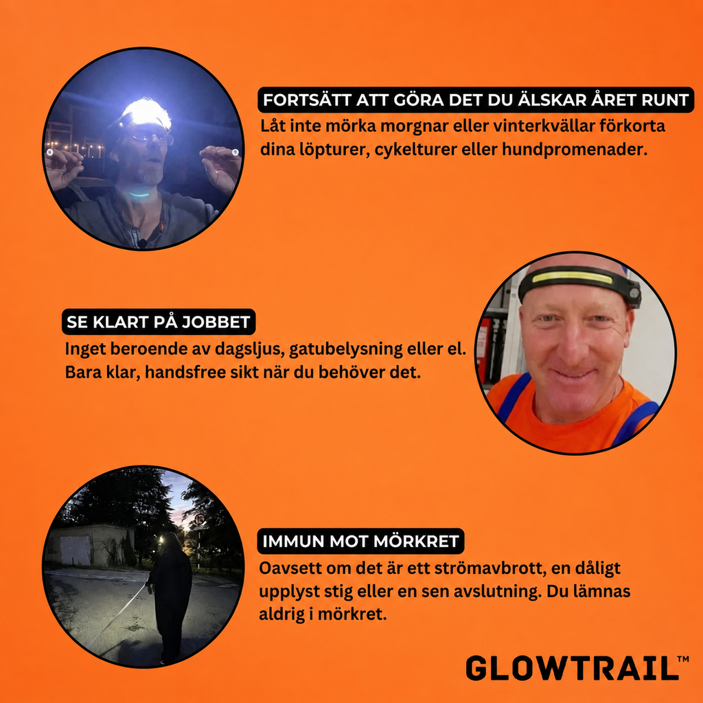 GlowTrail™ 2.0 LED-pannlampa